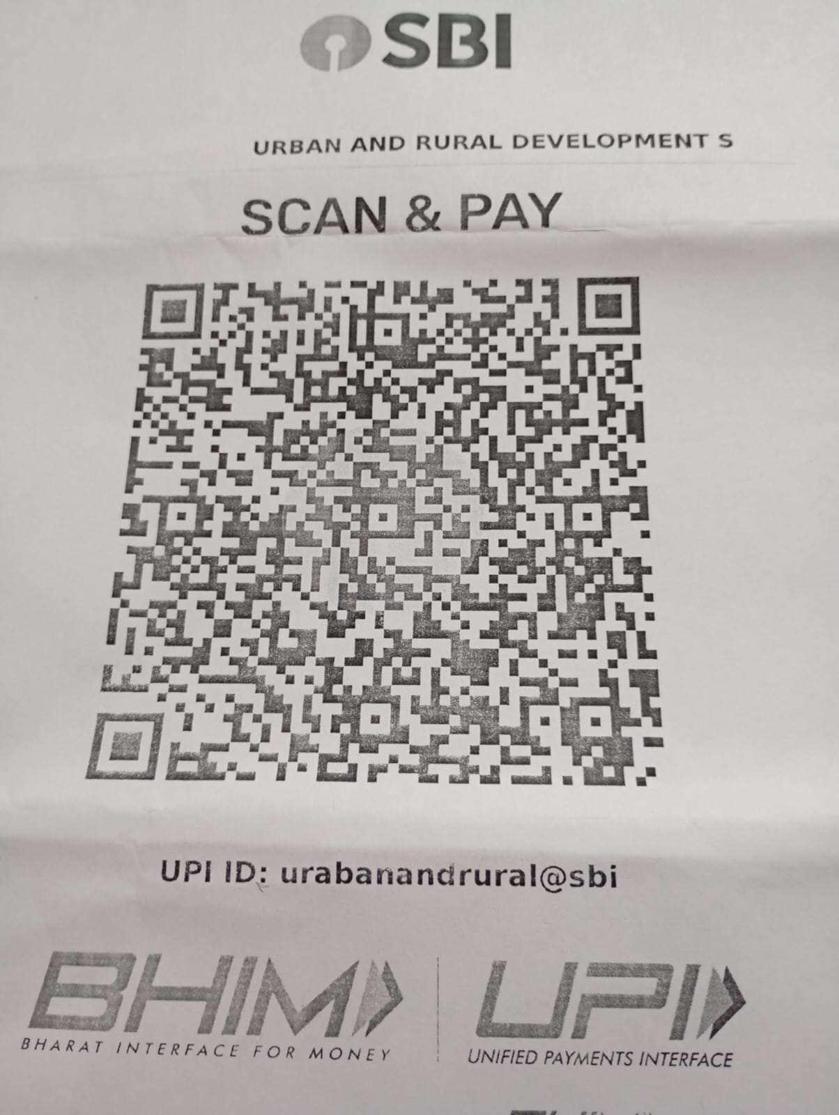 URDES-India UPI QR Code